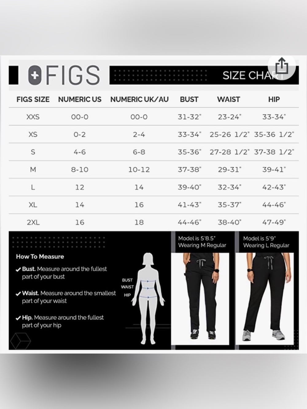 Figs Black Zip-Front Technical Jumpsuit with White Drawstring - Picture 2 of 11